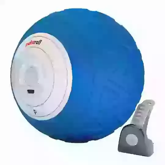 Pulseroll 4 Speed Vibrating Single Ball - Blue